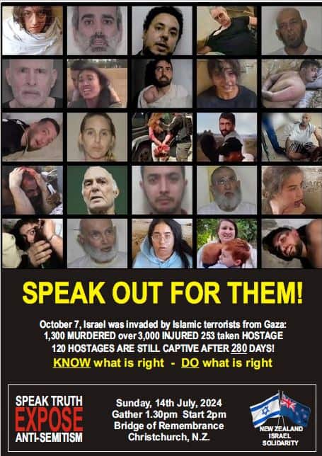 Israel Solidarity Rally – Christchurch