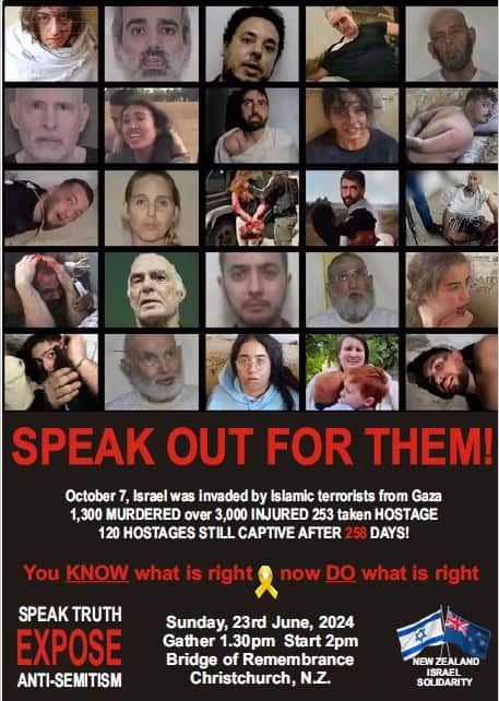 Israel Solidarity Rally – Christchurch