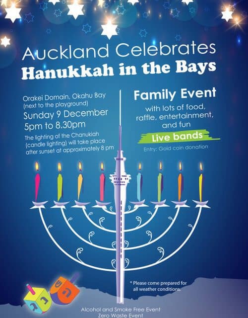 Auckland celebrates Hanukkah in the Bays