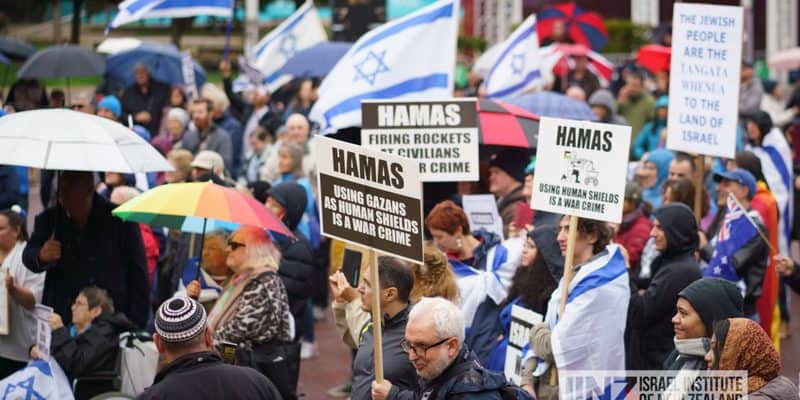 Kiwis stand in solidarity with Israel
