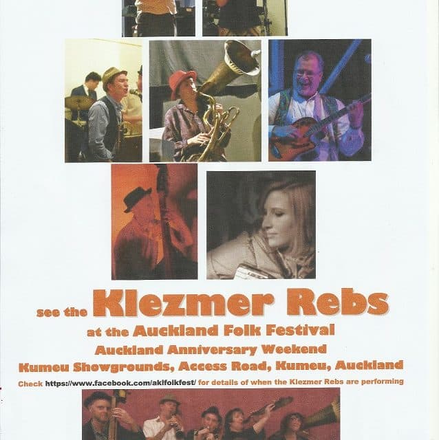 Klezmer Rebs at Auckland Folk Festival in 2018