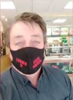 Conspiracy theorist films himself calling Subway staff ‘Nazis’ for asking for vaccine pass